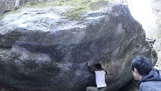 Video thumbnail of Ginga, 五段 (8b+). 神戸 (Kobe)