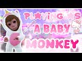 Playing Roblox BADDIES As A BABY MONKEY Jumpers Clocking Tea Etc Stqrrybows