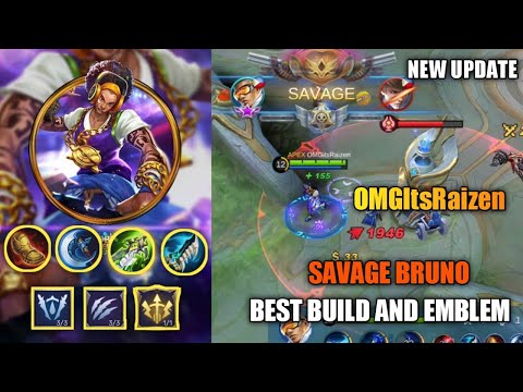 SAVAGE BRUNO GAMEPLAY by OMGitsRaizen | Best Build For Bruno.