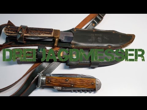 3 Jagdmesser aus 3 Gesellschaftsformen