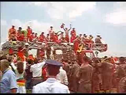 Inter Campeao do Mundo em Canoas saída com bombeiros