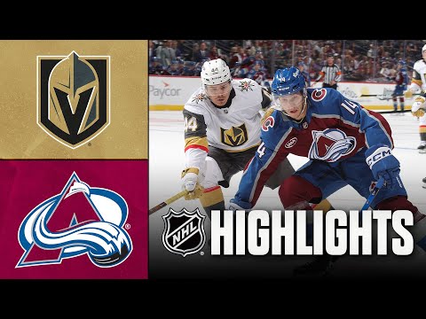 NHL Preseason Highlights | Golden Knights vs. Avalanche | September 30, 2025