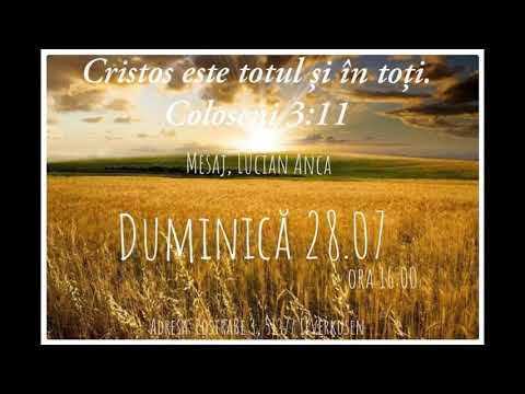 Anca Lucian Hristos este totul 28 07 19