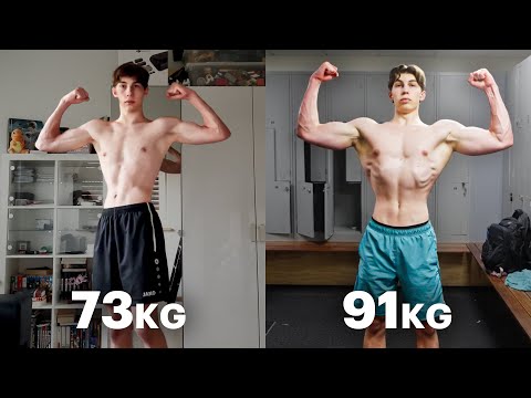 My 6 Months Skinny To Muscular Natural Body Transformation