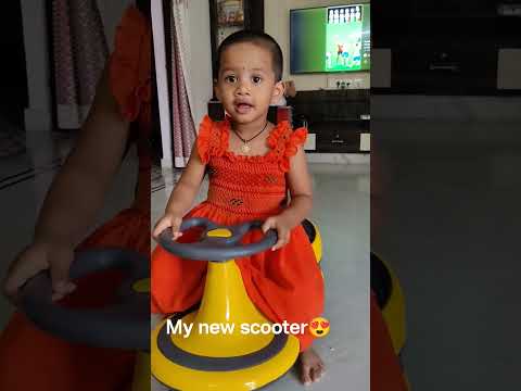 my new scooter 😍 ll aarini ll princess of gomaram