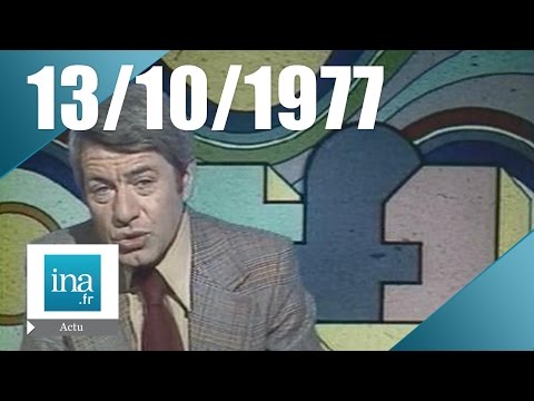 20h TF1 du 13 octobre 1977 - Alain Peyrefitte entre à l'Académie Française | Archive INA
