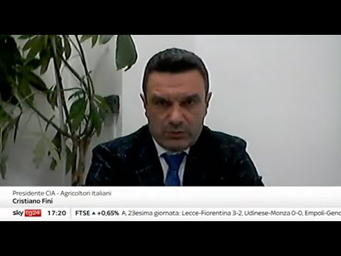 SKY TG24 - Proteste agricoltori e Pac nel mirino. Ospite del programma il presidente di Cia, Fini