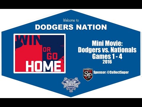 Mini Movie: Dodgers Game 1 - 4, Leading Up to a Crucial Game 5 in the NLDS