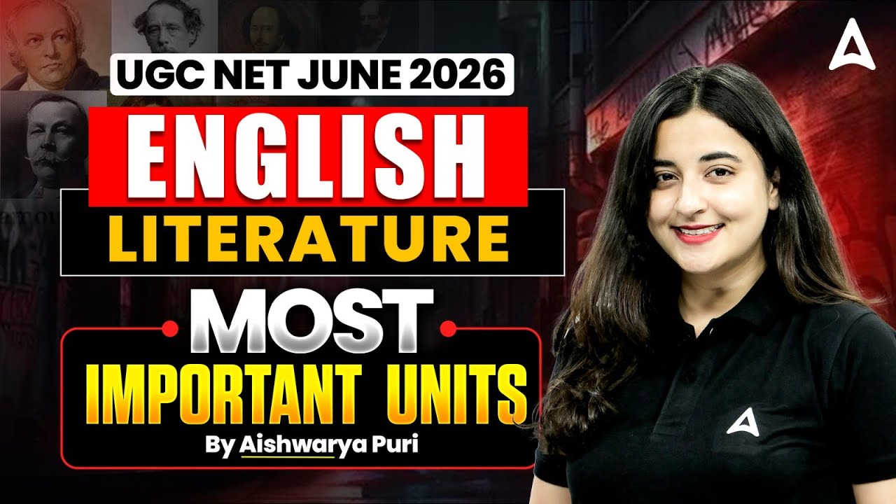 UGC NET English Literature | UGC NET English Most Important Units By Aishwarya Mam