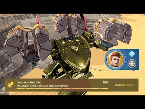 NEW Legendary Falcon Pilot With Special Skill - The Offensive Falcon [Cormac De Vos] War Robots