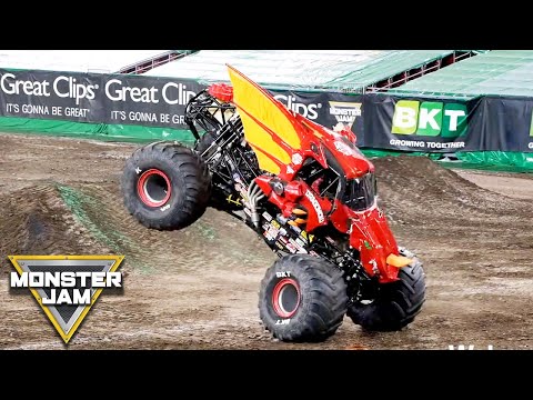 Monster Jam 2021 タンパ FL ハイライト動画