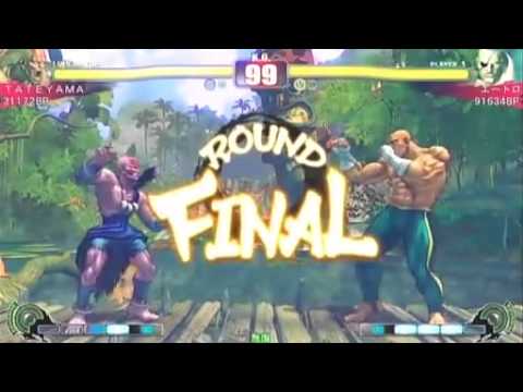SF4:Tateyama (Dh),Stay Gold (Ry),Kappaa (Ru) vs Yasuda (Ch),Eetoro (Sa),Aoki (Bl) - NSB 12