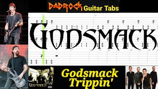Trippin - Godsmack - Guitar + Bass TABS Lesson