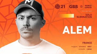 My mouth dropped hard and then,my tongue dropped HARDER after hearing this 😱😱I was about to lose one of my eyeballs due to both of them being so wide open 🤯（00:03:18 - 00:05:15） - Alem 🇫🇷 I GRAND BEATBOX BATTLE 2021: WORLD LEAGUE I Solo Elimination