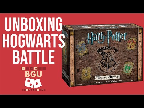 Hogwarts Battle Board Game Unboxing