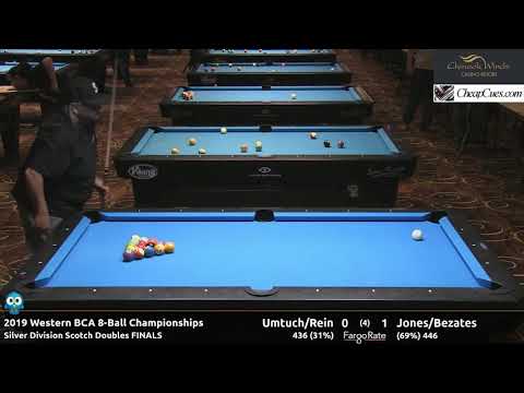 Umtuch/Rein vs Jones/Bezates - Silver Scotch Doubles Finals - 2019 Western BCA 8-Ball Championship