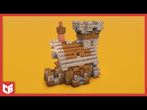 How to Build a Small Starter Medieval House in Minecraft #short