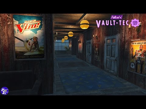 Vault-Tech Workshop|Hotel Rooms Build & Interior Design|Fallout 4