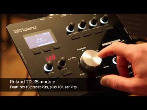 Roland TD-25 hands-on demo for Rhythm Magazine