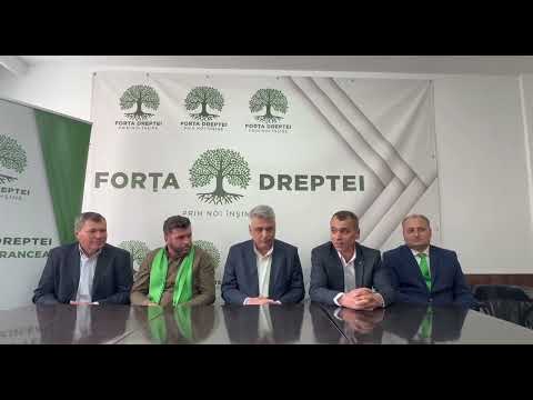 Conferință de presă Forța Dreptei Vrancea -luni 15 aprilie 2024