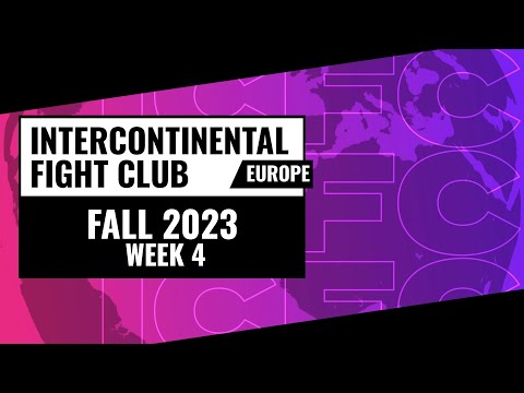 ICFC Street Fighter 6 Tournament - EU: Fall 2023 - Week 4