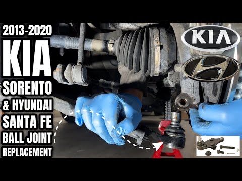 2013-2020 Kia Sorento & Hyundai Santa Fe Lower Ball Joint Replacement How-To
