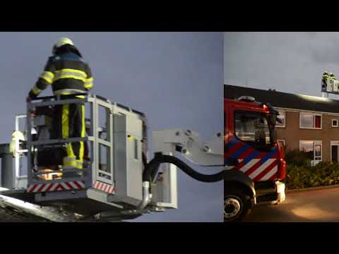 Woning beschadigd door zolderbrand