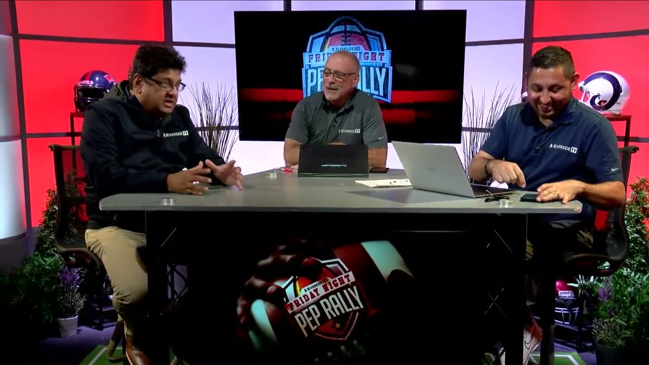 Friday Night "Pep Rally" recaps weekly Riverside High School Football PLAYOFFS