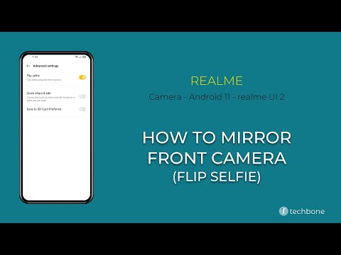 How to Mirror Front Camera - realme [Android 11 - realme UI 2]