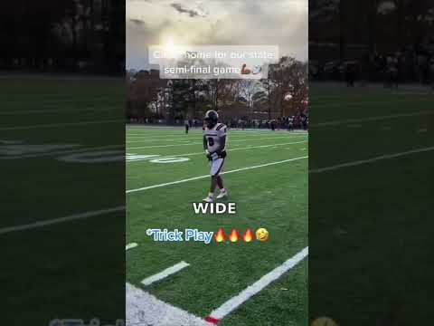 Greatest trick play ever by this high school football team 😱 (via drellambertt/IG)