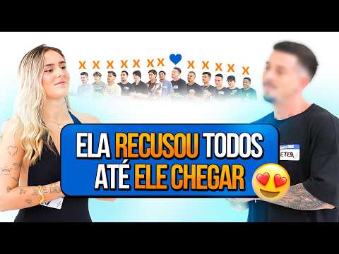 TINDER NA VIDA REAL: Ela recusou TODOS... até ele chegar! 💙⚡ EP.12