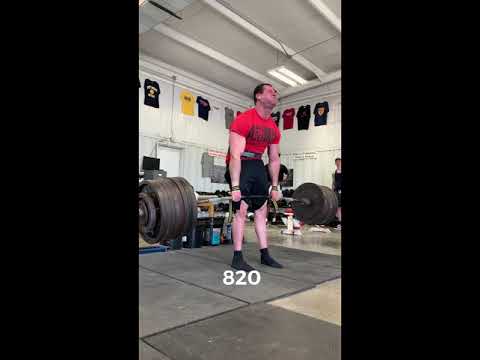 Evan Kardon 705-840 Deadlift Progression!