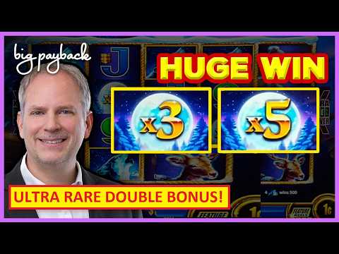 ULTRA RARE DOUBLE BONUS & HUGE WIN on Wonder 4 Boost Gold Slots!
