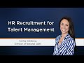 Recruiting For Talent Management | HR Recruitment Firms