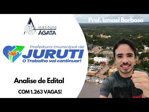 CONCURSO DE JURUTI PA 2025: ANALISE DE EDITAL COM 1.263 VAGAS