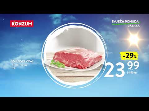 Konzum katalog svježa ponuda 27.6. –  3.7.