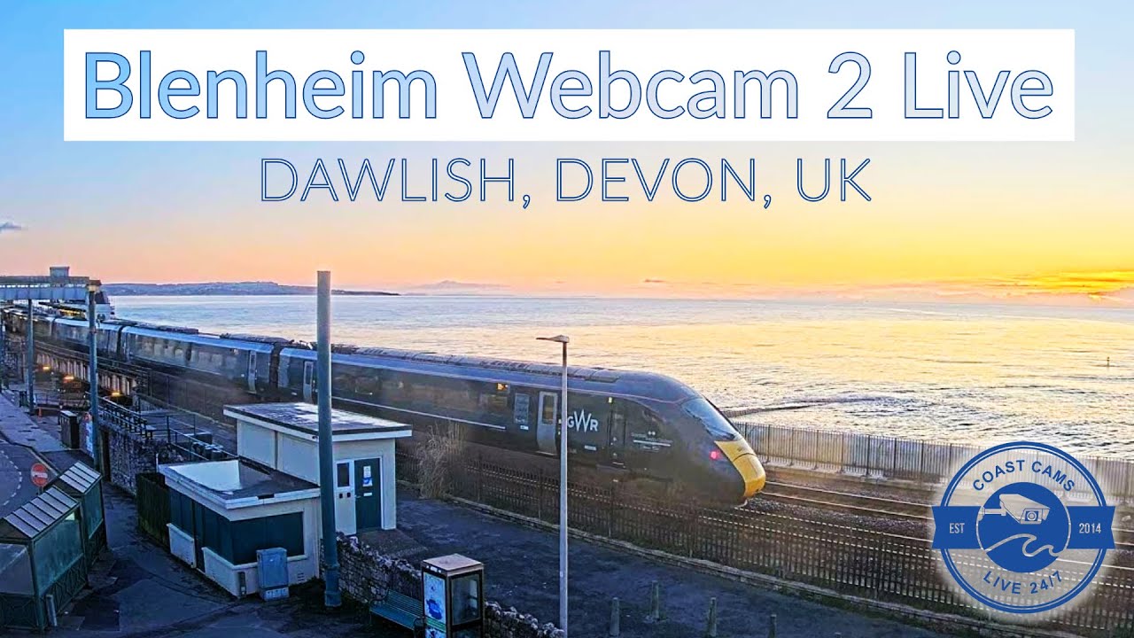 Live webcam view of Blenheim Cam, Dawlish Seafront