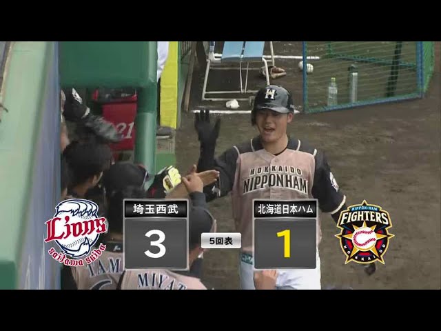 【ファーム】快音残した打球はライトへ一直線!! ファイターズ・清宮 反撃の6号ソロホームラン!! 2021/6/16 L-F(ファーム)