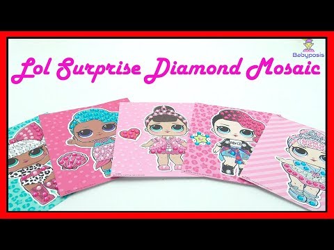 L.O.L Surprise L.O.L. deimantinė mozaika video