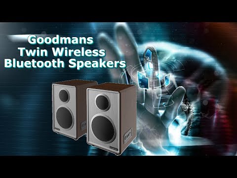Goodmans bluetooth twin speakers