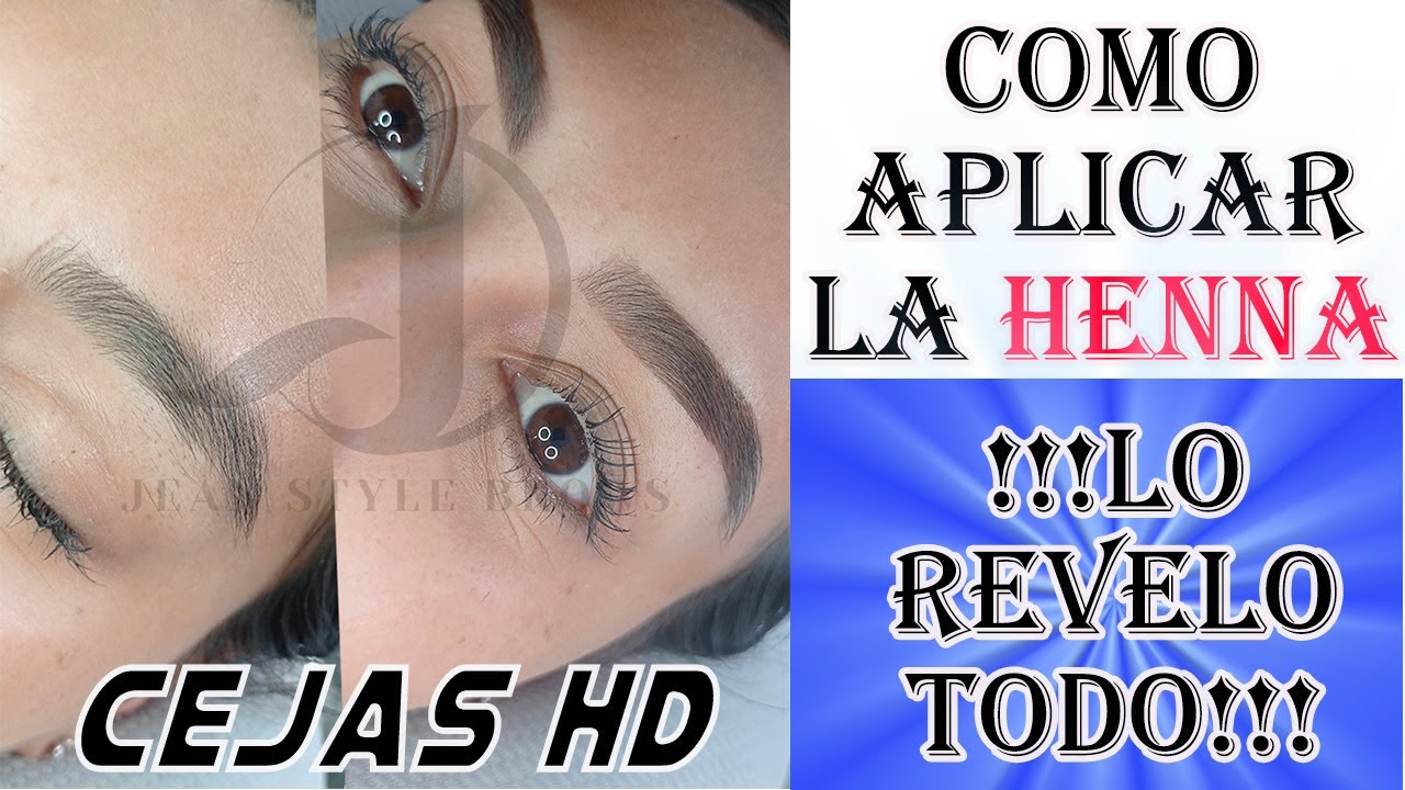Aprende Aplicar la Henna 🖌 en las CEJAS Paso a Paso (REVELO TODOS LOS TIPS IMPORTANTES) ✅ CEJAS HD!!