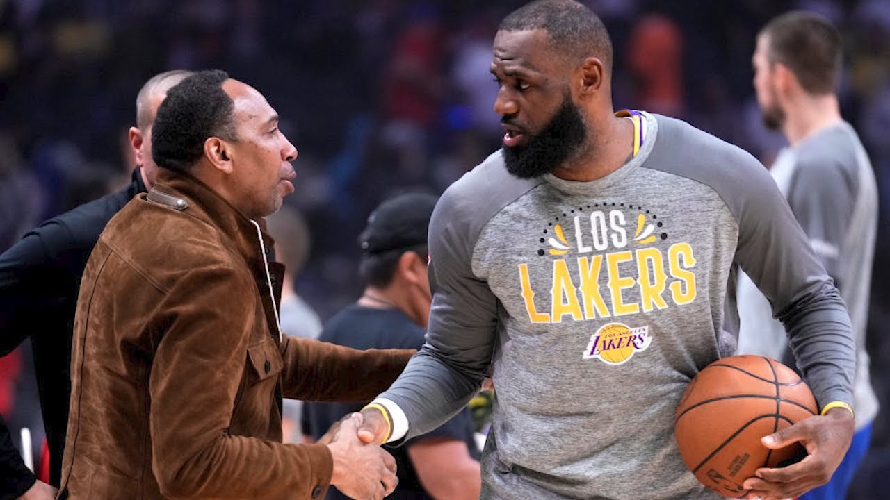 LeBron James SNAPS on Stephen A Smith LIVE During Celtics & Cavs Game!