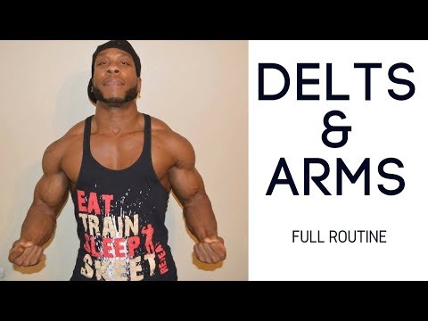 My New Delts & Arms Routine | Going To The Summer Shredding Show