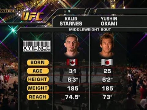 Yushin Okami vs Kalib Starnes full fight