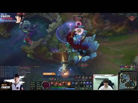 He gets a thumbs up after winning a 2v1 in Top lane, Faker plays Ornn [ Full Game ]