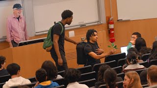 Valentine's Proposal During College Lecture Prank!