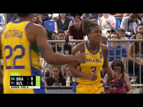 Highlights - Brasil 16 x 9 Nova Zelândia - Mundial 3x3 de basquete