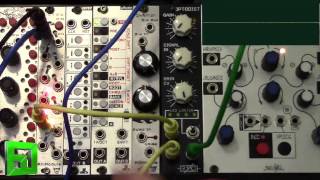 Video thumbnail for RYO Optodist VC Distortion VCA Eurorack Module by Ken Flux Pierce Fluxwithit