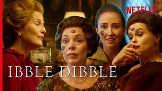 Margaret Thatcher Plays Royal Drinking Game &quot;Ibble Dibble&quot; | The Crown