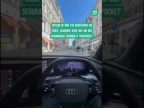 Cearense flagra perseguição de seguranças a 'pickpocket' durante férias em Londres